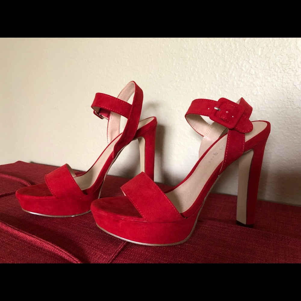 Madden Girl red stilettos